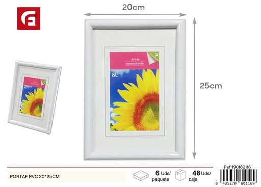 [190160116] Portafoto PVC 20x25 cm - Marco de fotos accesible