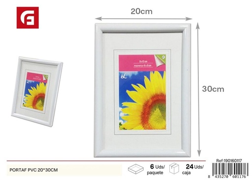 [190160117] Portafoto de PVC 20x30 cm - Marcos versátiles y decorativos