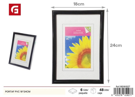 [190161027] Portafoto PVC 18x24 cm - Marcos versátiles y decorativos