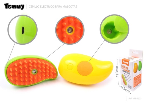 [YM5623] Cepillo de mango para mascotas 6.5*11.8 cm - Cuidado y grooming de mascotas