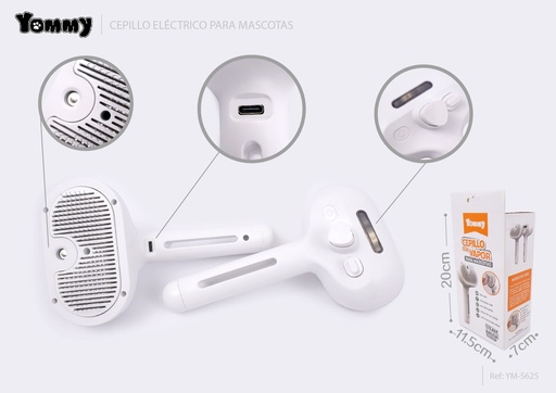 [YM5625] Cepillo de vapor para mascotas 20*11.5*7 cm - Cuidado y grooming de mascotas