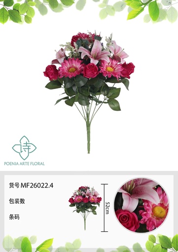 [MF26022.4] Ramo de flores artificiales MF26022.4 (8435588807536)