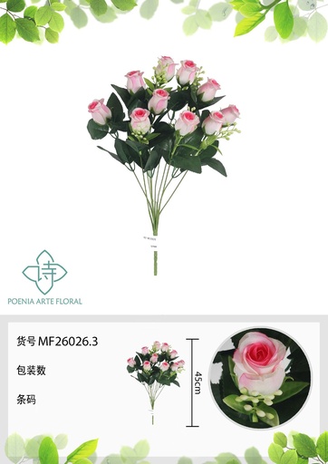 [MF26026.3] Ramo de flores artificiales MF26026.3 (8435588807666)