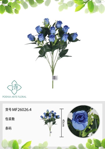 [MF26026.4] Ramo de flores artificiales MF26026.4 (8435588807673)