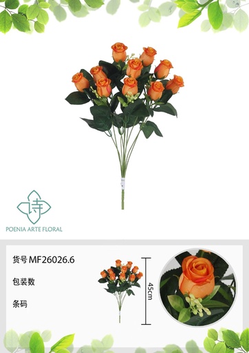 [MF26026.6] Ramo de flores artificiales MF26026.6 (8435588807697)