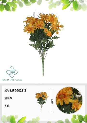 [MF26028.2] Ramo de flores artificiales MF26028.2 (8435588807789)