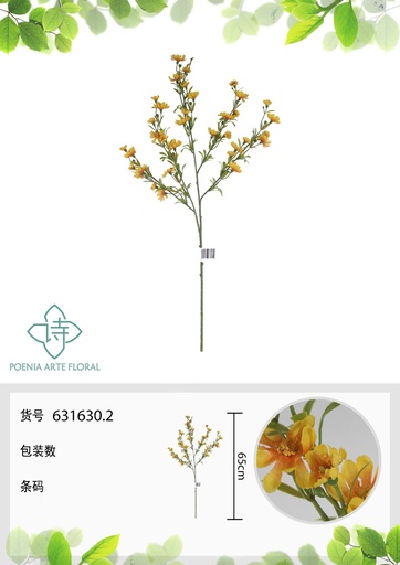 [631630.2] Vara de flores artificiales 631630.2 (8435588865840) - Decoración floral artificial