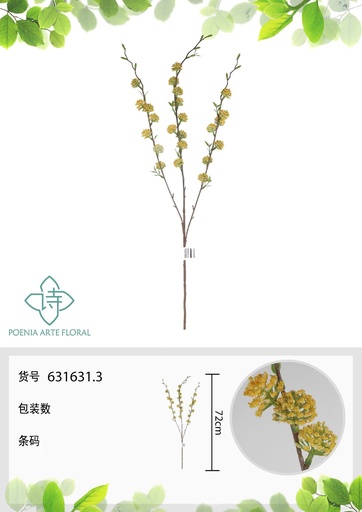 [631631.3] Vara de flores artificiales 631631.3 (8435588865888) - Decoración floral artificial