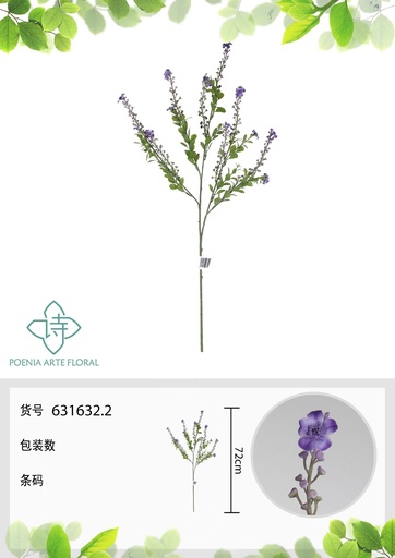 [631632.2] Vara de flores artificiales 631632.2 (8435588865901) - Accesorios decorativos de flores