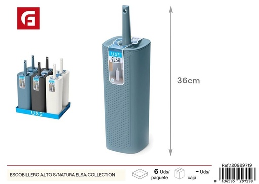[120929719] Escobillero alto S/Natura Elsa Collection - Productos de limpieza y accesorios de baño