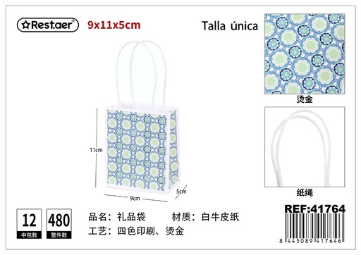[41764] Bolsa de regalo mini 9x11x5cm - Artículos de regalo y embalaje