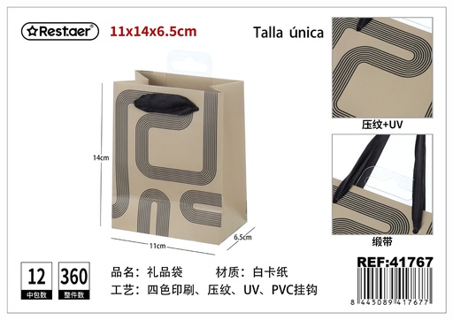 [41767] Bolsa de regalo mini 11x14x6.5cm - Artículos de regalo y embalaje