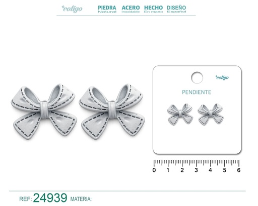 [24939] Pendiente de flor - Joyería y accesorios