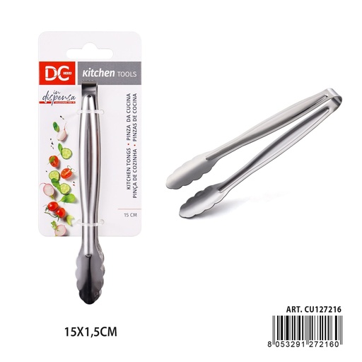 [0243401] Pinza de cocina DC Casa 6 pulgadas 15x1.5 cm - Utensilios de cocina y herramientas culinarias