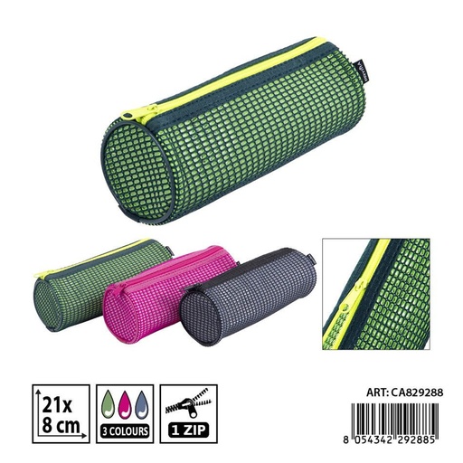 [0242745] Estuche de lápiz grande doble red 21x8 cm - Accesorios de papelería y estuches