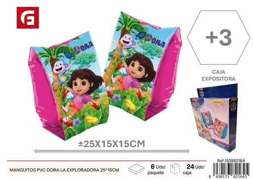 [150882164] Manguitos PVC 25x15 cm - Dora la Exploradora