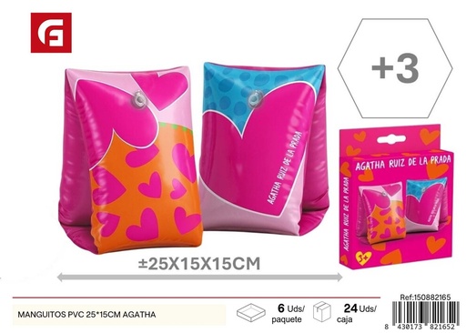 [150882165] Manguitos PVC 25x15 cm - Agatha