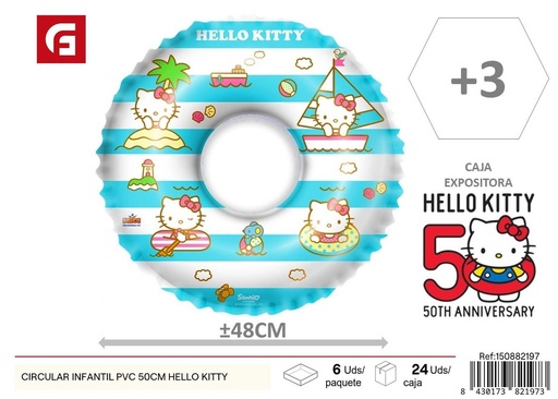 [150882197] Círculo infantil PVC 50 cm - Hello Kitty