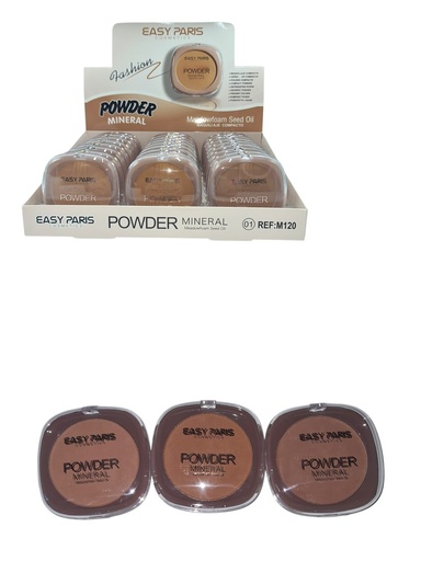 [M120-01] Maquillaje compacto en polvo 24 unidades - Cosméticos y maquillaje de rostro