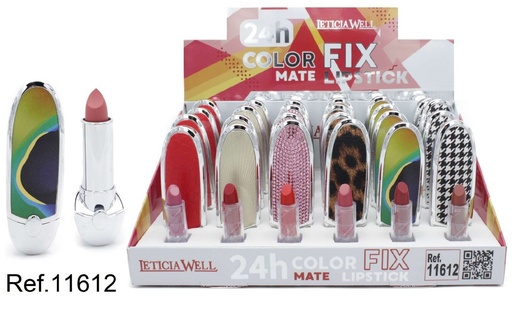 [8435433231936] Barras de labios 24 horas fix plata (24 unidades) - Larga duración en maquillaje labial