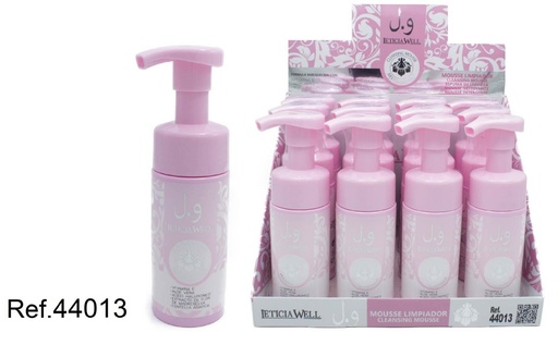 [8435433232186] Mousse limpiador rosa perfume árabe (12 unidades) - Producto de cuidado facial