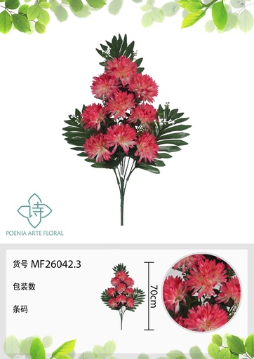 [MF26042.3] Ramo de flores artificiales Clavel 50 cm - Decoración floral artificial