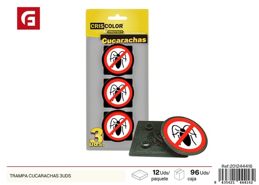 [201244416] Trampa para cucarachas 3 uds. - Productos de control de plagas