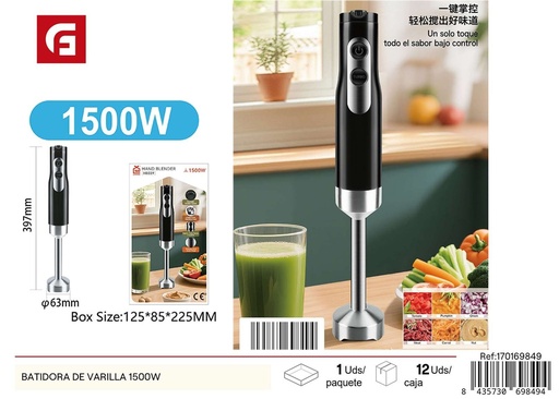 [170169849] Batidora de varilla 1500W - Electrodomésticos de cocina