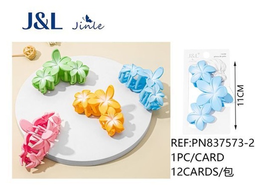 [8445801237835] Pinza de pelo flor 11 cm 12 uds - Accesorios para el cabello