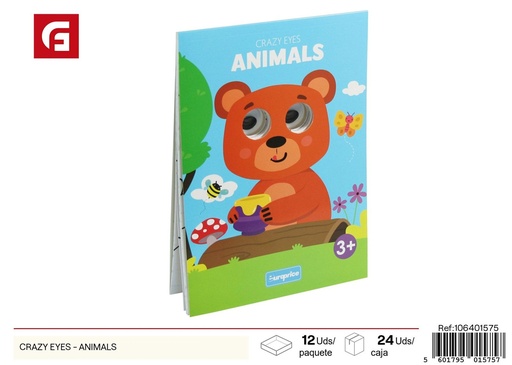[106401575] Adhesivos locos - animales - Material escolar