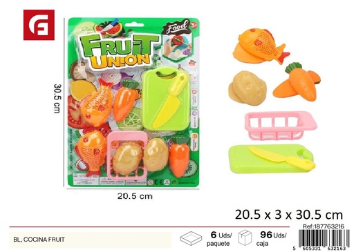 [187763216] Set de cocina de frutas - Juguetes de cocina