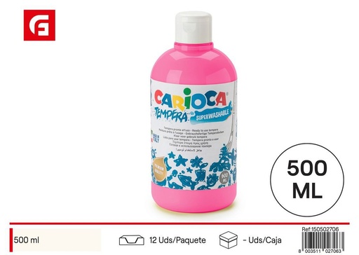 [150502706] Tempera rosa 500ml - Materiales artísticos y pinturas