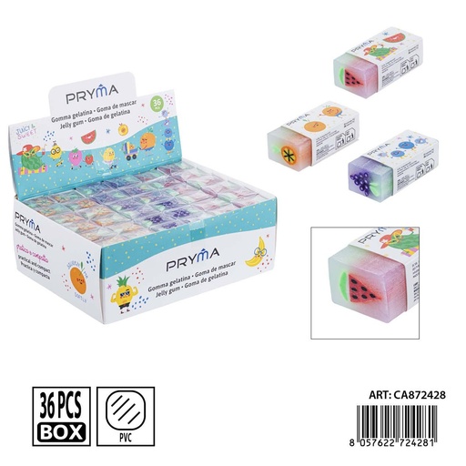 [0240128] Goma de borrar PRYMA en forma de frutas 4.5x2x1.5 cm - Papelería y borradores