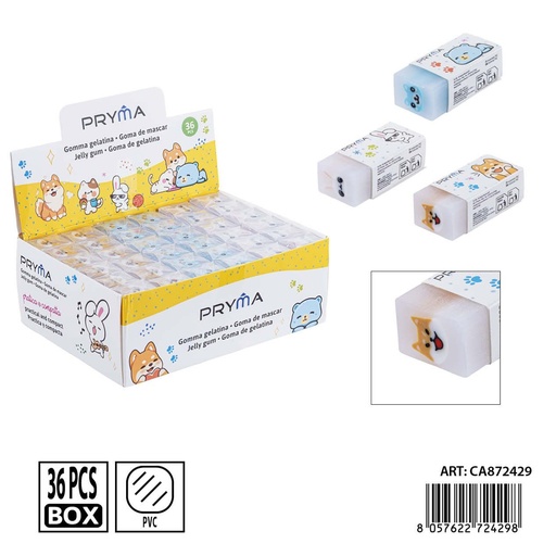 [0240129] Goma de borrar PRYMA en forma de animales 4.5x2x1.5 cm - Papelería y borradores