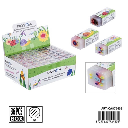 [0240133] Goma de borrar PRYMA en forma de insecto 4.5x2x1.5 cm - Papelería y borradores