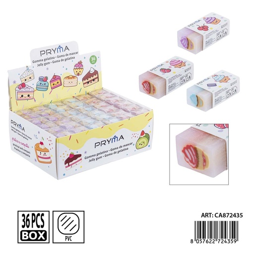 [0240135] Goma de borrar Pryma en forma de helado 4.5x2x1.5 cm - Accesorios de papelería