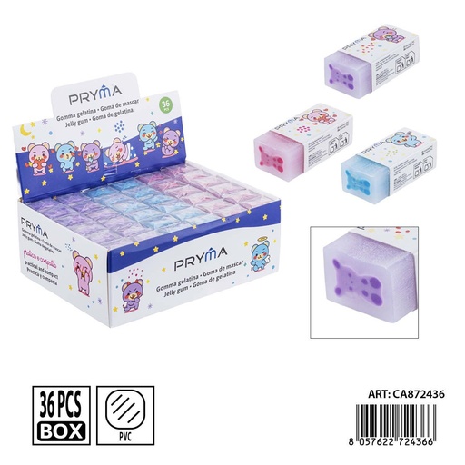 [0240136] Goma de borrar PRYMA en forma de oso 4.5x2x1.5 cm - Papelería y borradores