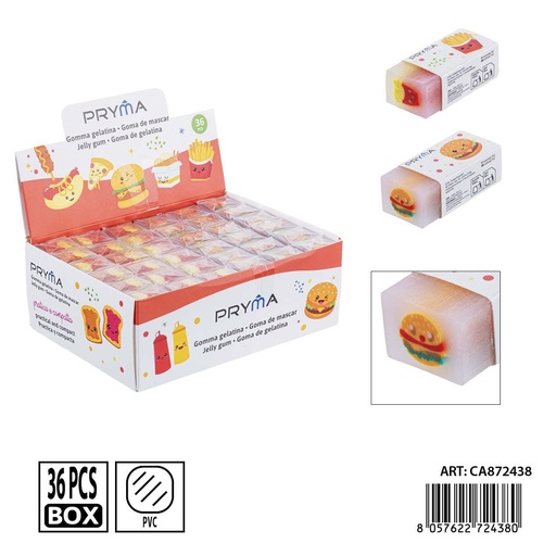 [0240138] Goma de borrar PRYMA en forma de papas fritas 4.5x2x1.5 cm - Papelería y borradores