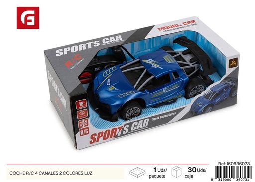 [160636073] Coche R/C 4 canales con luz - Juguetes de vehículos a control remoto