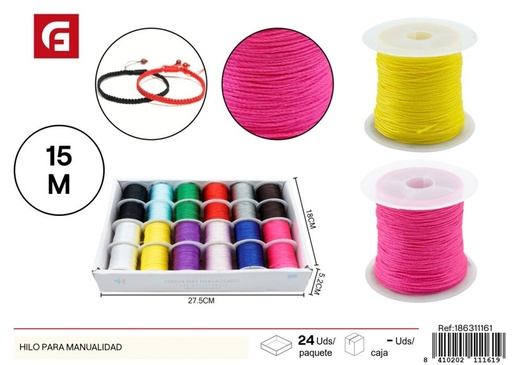 [186311161] Hilo perla para manualidades 25M - Accesorios de costura y manualidades