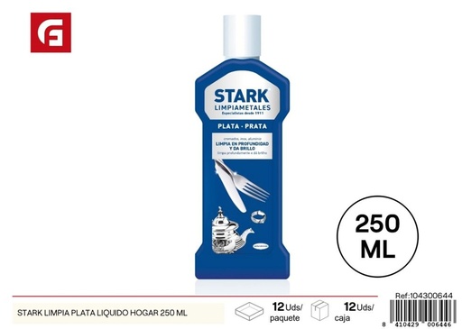 [104300644] Líquido limpiador para plata Stark 250ml - Productos de limpieza y droguería