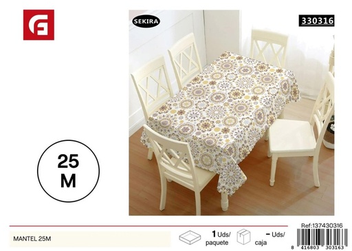 [137430316] Mantel de textura ordinaria 25 metros - Textiles para el hogar y mesa
