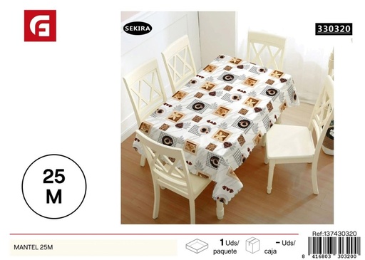 [137430320] Mantel con diseño normal 25m - Textiles para el hogar