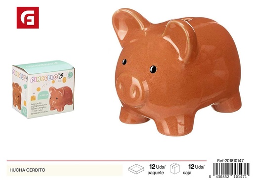 [201810147] Hucha cerdito decorativa - Artículos de decoración hogareña y ahorro