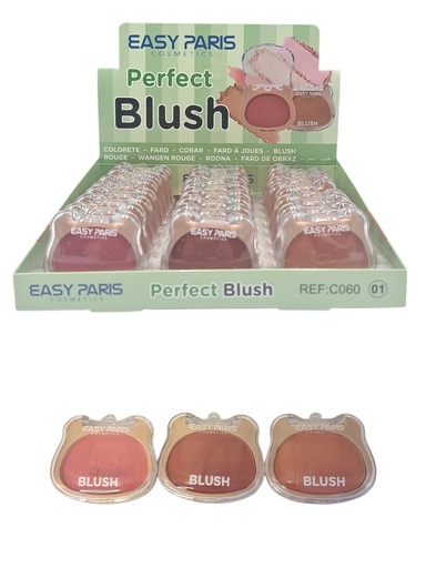[C060-01] Colorete Perfect Blush 12/u - Cosméticos y rubores
