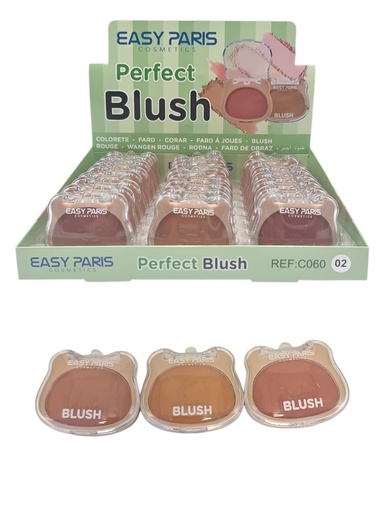 [C060-02] Colorete Perfect Blush 12/u - Cosméticos y rubores