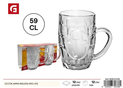 [180631336] Jarra inglesa C2 COK de 59 cl - Vidrio y cerámica, jarra de cerveza
