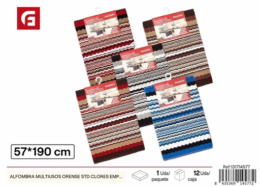 [131714577] Alfombra multiusos Orense estándar colores 57x190 cm - Textiles para el hogar