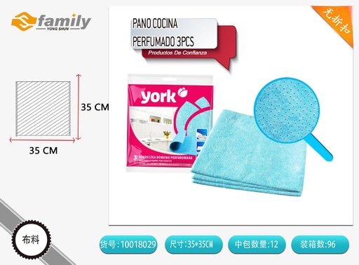 [10018029] Pano de cocina perfumado 3PCS - Accesorios de cocina