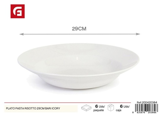 [200420384] Plato para pasta risotto de 29 cm BARI - Vajilla de cerámica